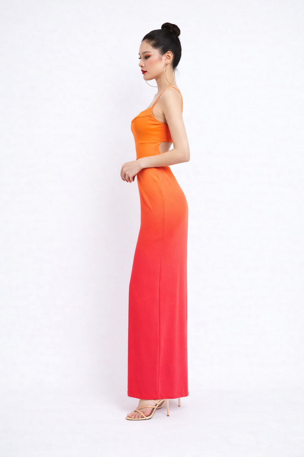 Vestido Largo Degradado Sunset