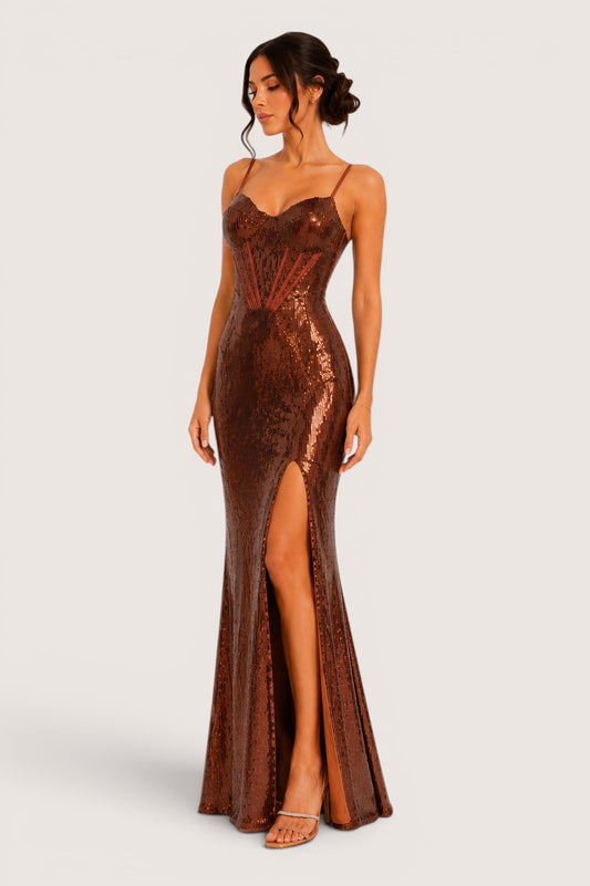 Vestido Aurora Copper