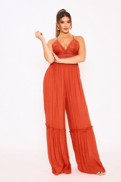 Jumpsuit shedron con crochet