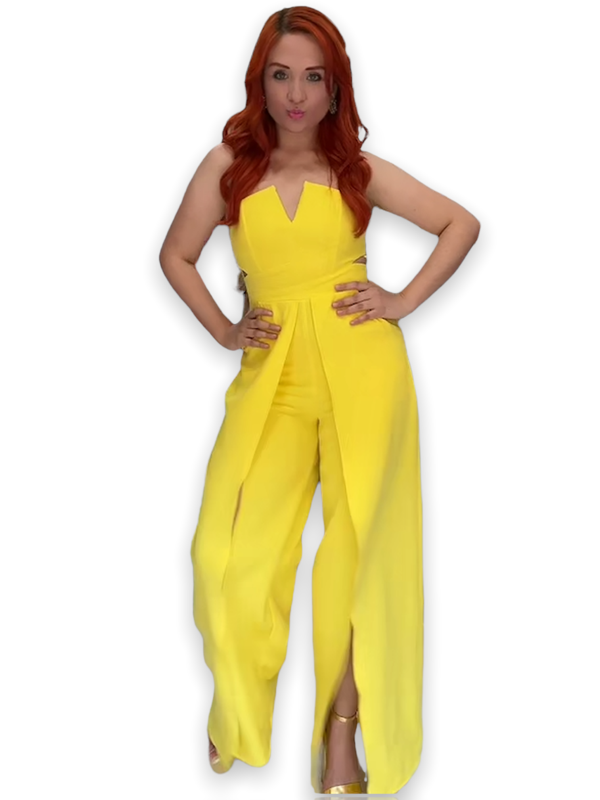 Jumpsuit strapless varios colores