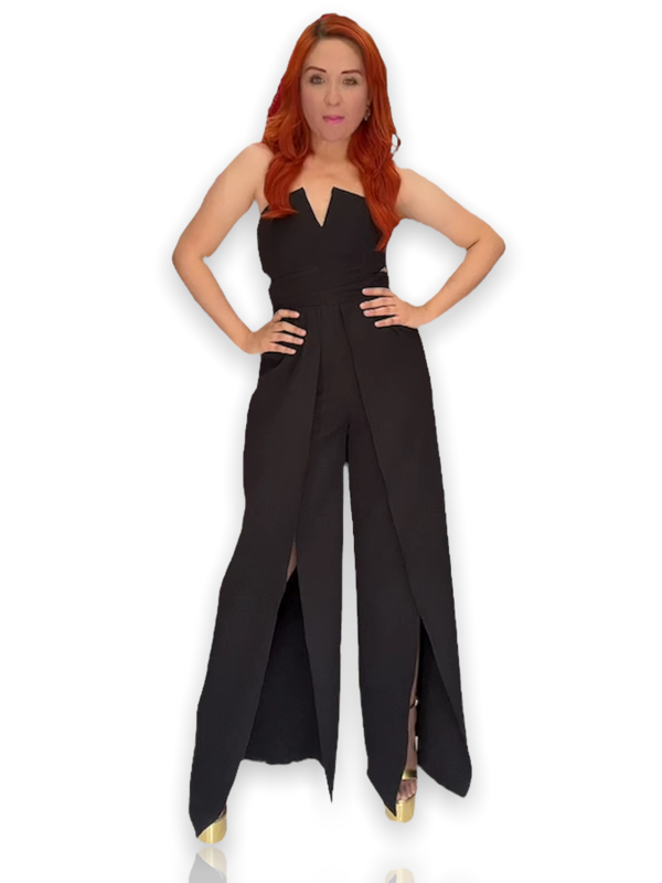 Jumpsuit strapless varios colores