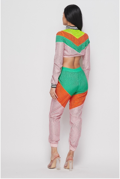 SET PANTS CON BRILLOS