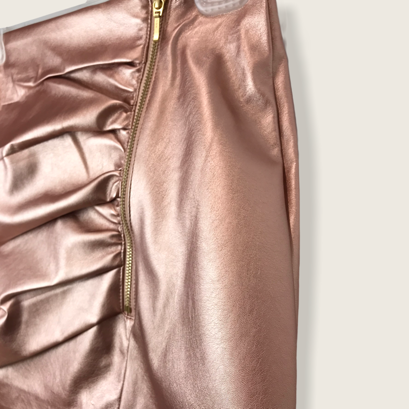 Falda Mini Oro Rosa