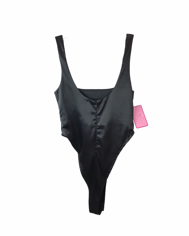 Bodysuit Negro satinado