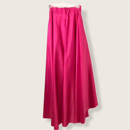 Falda Asimetrica fucsia