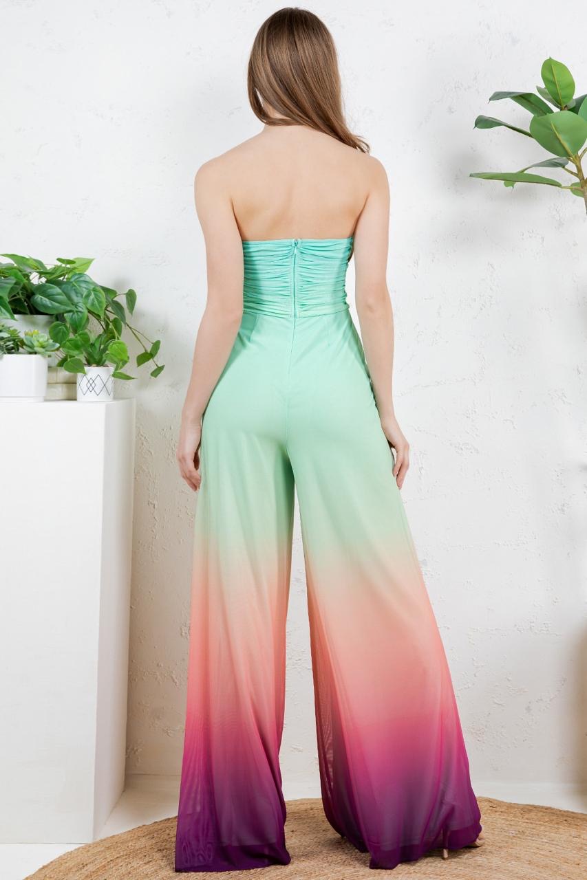 Jumpsuit ombree menta