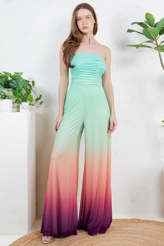 Jumpsuit ombree menta