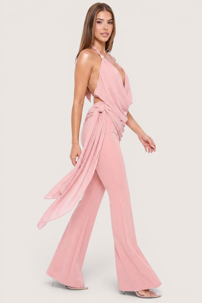 C260527 jumpsuit bridal rose