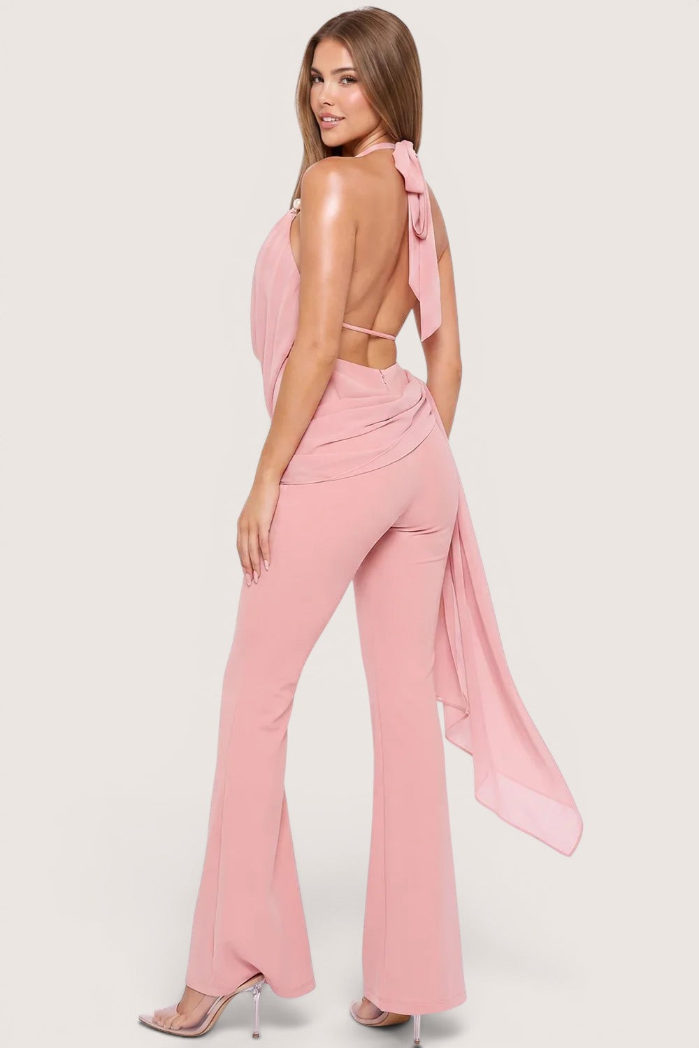 C260527 jumpsuit bridal rose