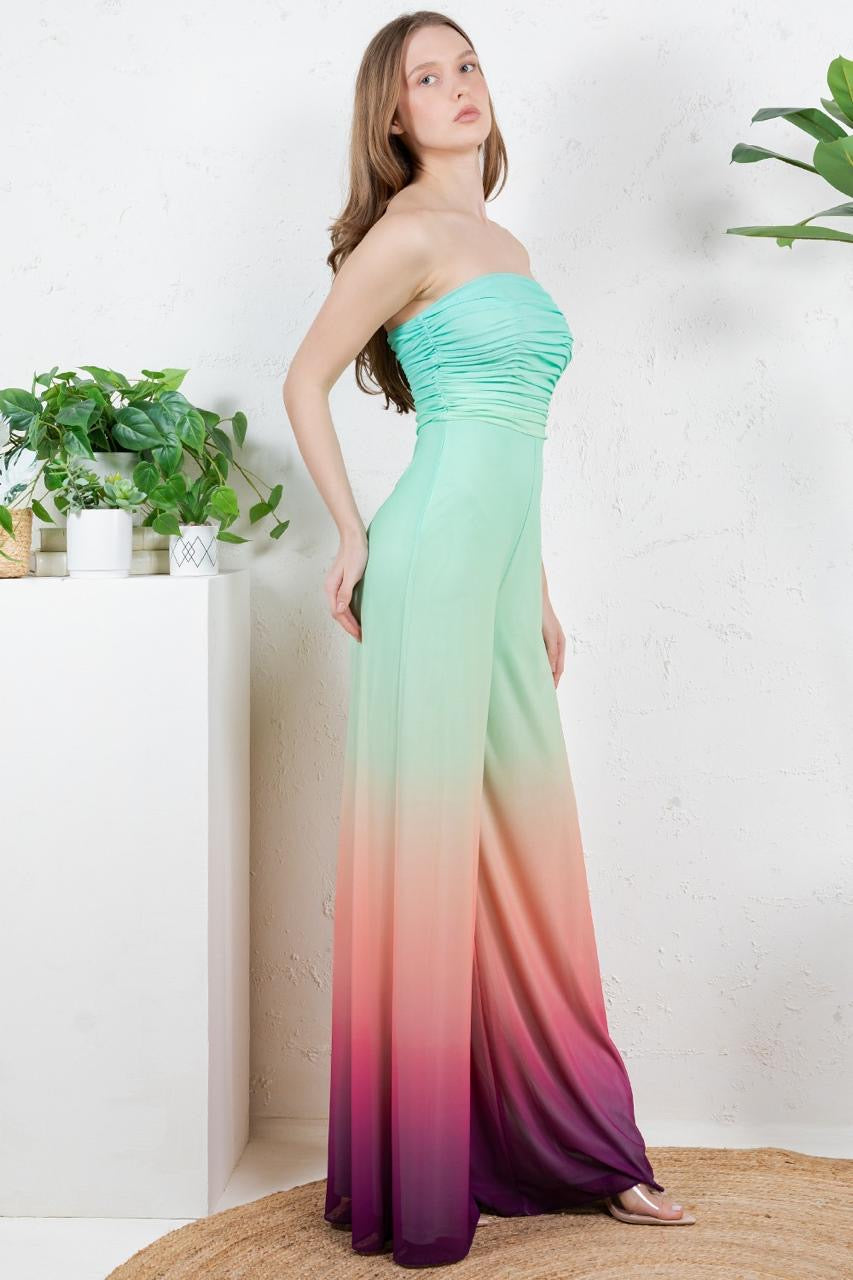 Jumpsuit ombree menta