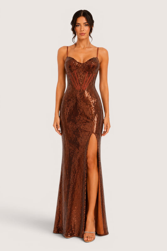 Vestido Aurora Copper