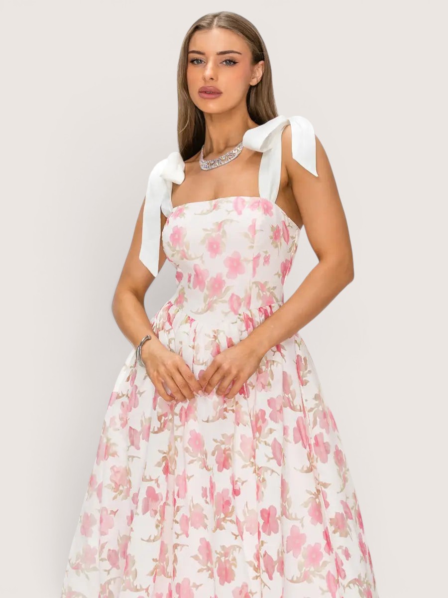 V260535 ivory midi moño