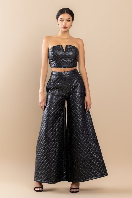 Set pantalon y top Vinipiel