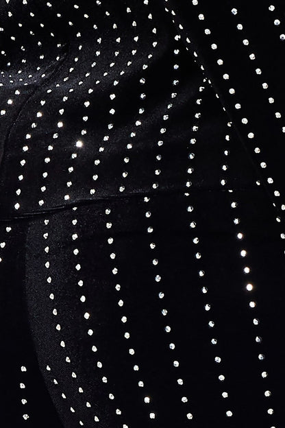 Traje  Pantalon y Blazer con Piedras