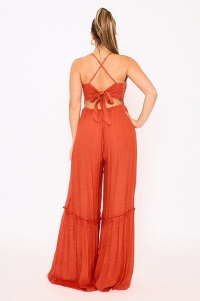 Jumpsuit shedron con crochet