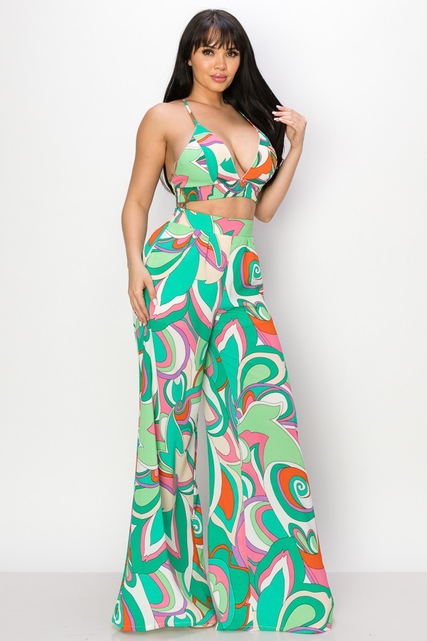 Set  De Top y Pantalón de Colores