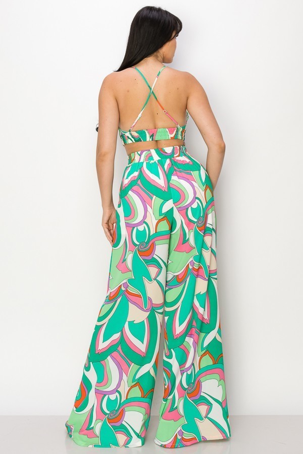 Set  De Top y Pantalón de Colores