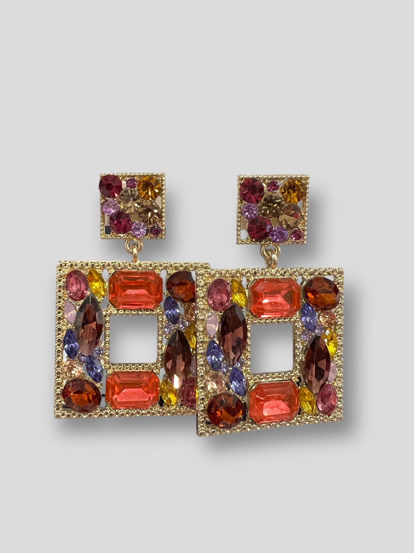 Aretes cuadrados