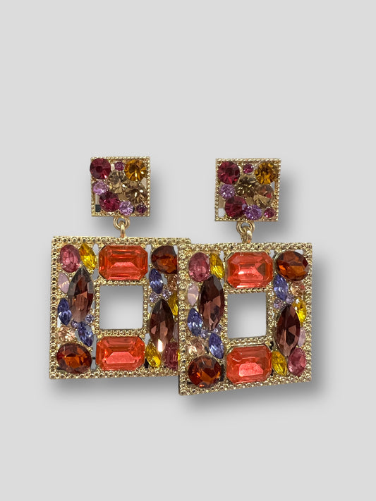 Aretes cuadrados
