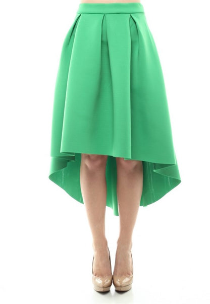 FALDA VERDE CORTO LARGA