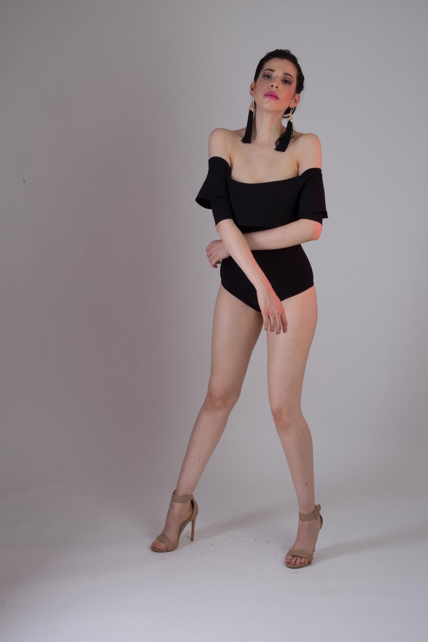 BODY SUIT MANGA CAIDA 3/4