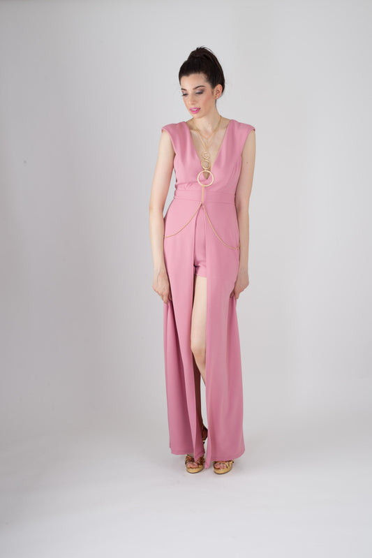 ROMPER VESTIDO ESCOTE EN V