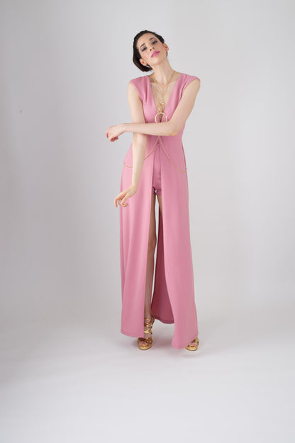 ROMPER VESTIDO ESCOTE EN V