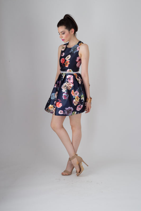 VESTIDO CORTO FLORES