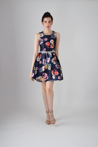 VESTIDO CORTO FLORES
