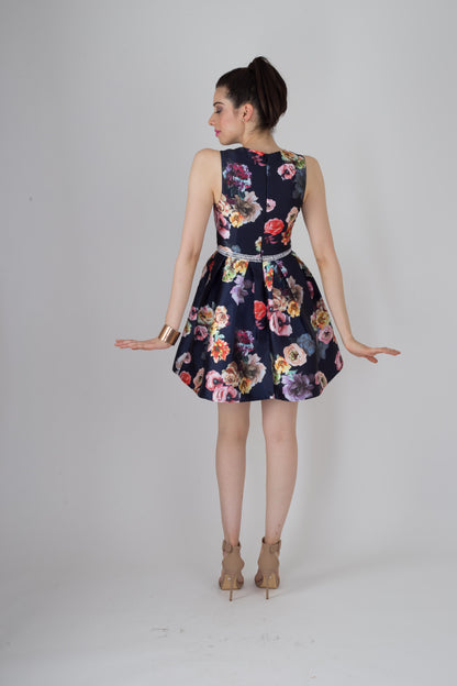 VESTIDO CORTO FLORES