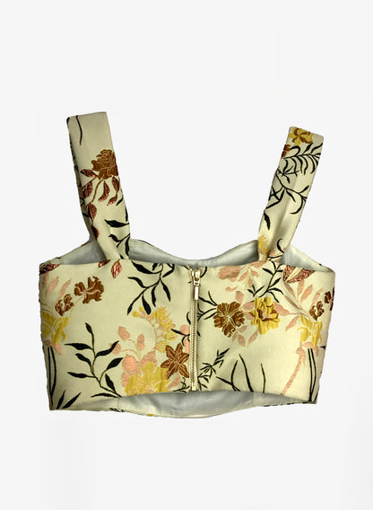 Top Amarillo Flores