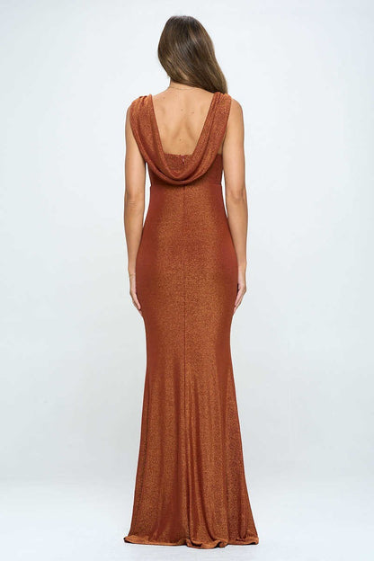 VESTIDO SEXY COBRE